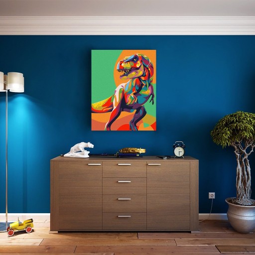 Zestaw do MALOWANIA PO NUMERACH 40*50 cm Blejtram