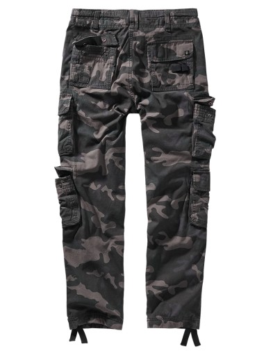 BRANDIT Pure Slim Fit темные брюки XXL с камуфляжным принтом