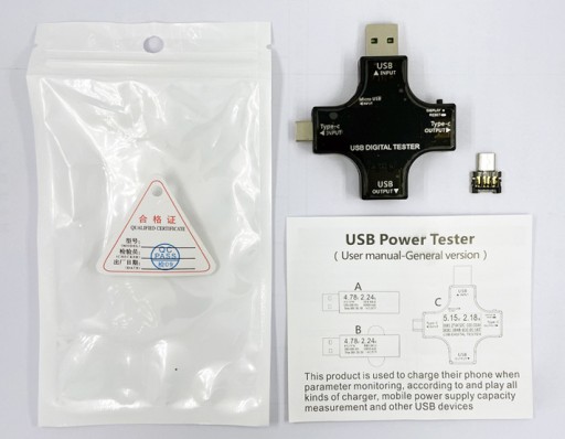 USB-метр тестер вольтметр USB-C 30В 5.1А 150Вт.