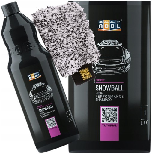ADBL SNOWBALL 1L + ПЕРЧАТКИ ДЛЯ ШТОРМОВОЙ МОЙКИ + WORK STUFF