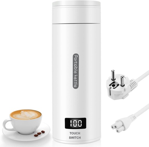 Электрический чайник-термос-кружка USB 220В 300Вт 380мл