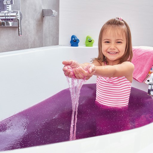 Порошок для смены воды Slime Baff Glitter розовый