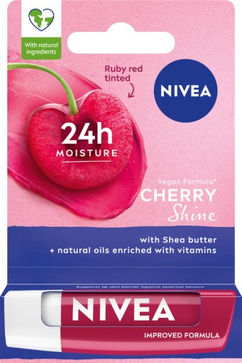 NIVEA Защитная губная помада — Вишня — Cherry Shine