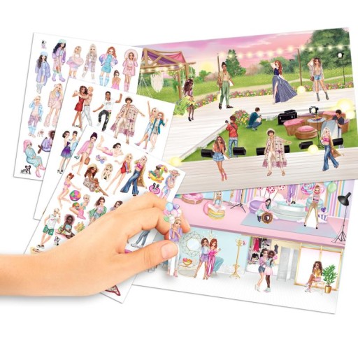 Набор креативных наклеек «Топ-модель» Stickworld