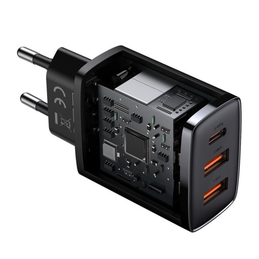 БЫСТРОЕ СЕТЕВОЕ ЗАРЯДНОЕ УСТРОЙСТВО BASEUS ДЛЯ ТЕЛЕФОНА USB USB-C TYPE-C AFC QC 3.0 30 Вт