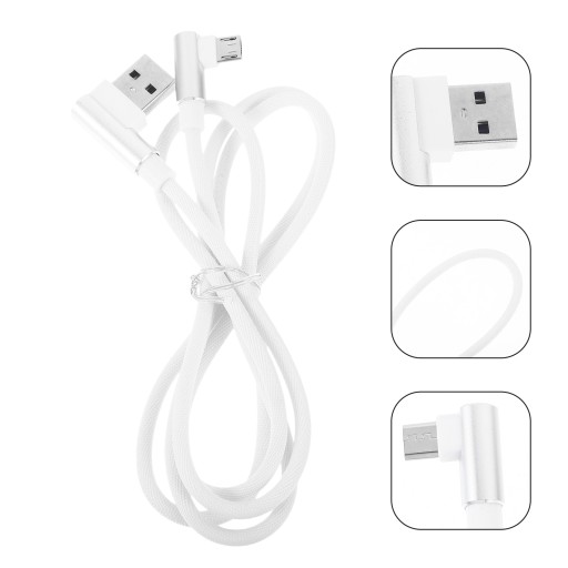 КАБЕЛЬ USB 90 ГРАДУСОВ КАБЕЛЬ ДЛЯ МИКРО ЗАРЯДКИ, БЫСТРЫЙ ТИП