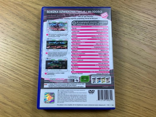 Альбом SINGSTAR '80S 80 очень хороший + набор ПОЛЬСКИХ ПЕСЕН PS2