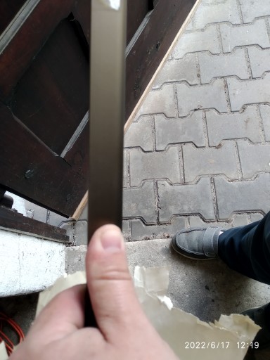 Profil okapnik osłaniający przyszybowy do okien drewnianych 1 metr