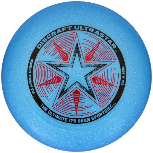 Диски DISCRAFT 175 G. ULTIMATE FRISBEE с блестками