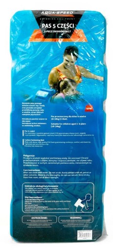 AQUA SPEED Пояс плавучести для бассейна, 5 частей, для детей, 18-30 кг.