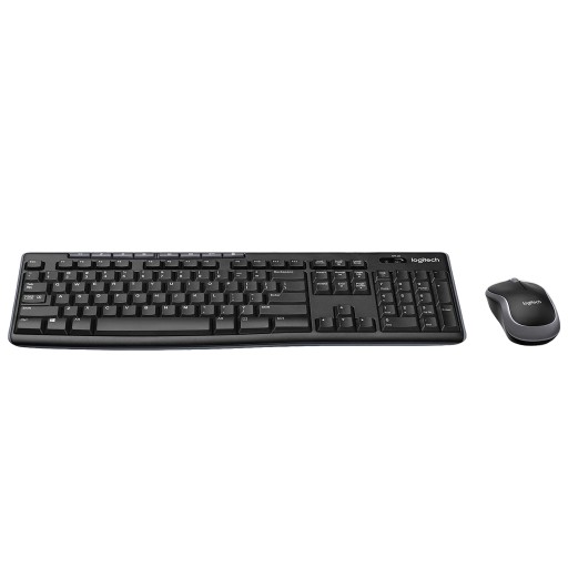 Комплект клавиатуры и мыши Logitech MK270 черный 920-004509
