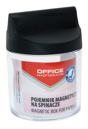POJEMNIK MAGNETYCZNY NA SPINACZE OKRĄGŁY x 6