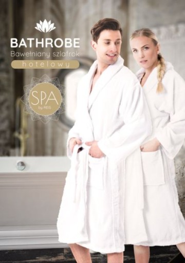 Szlafrok frotte 100% bawełna do spa hotel basen XL