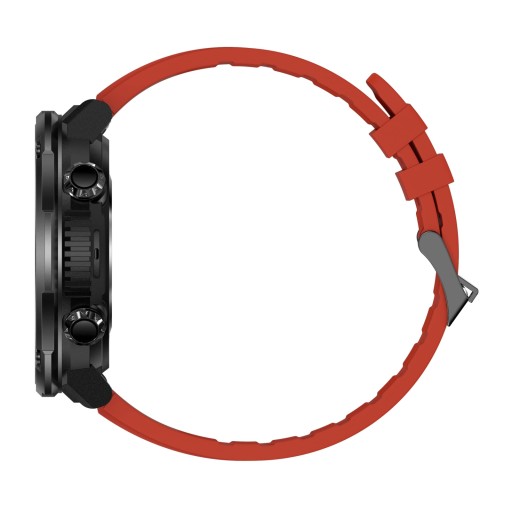 Умные часы Gravity GT21-6 + красный силиконовый ремешок