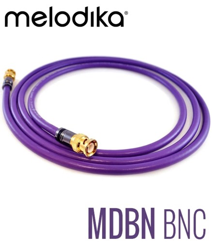 MELODIKA MDBN10 PURPLE RAIN BNC - BNC КАБЕЛЬ КОАКСИАЛЬНЫЙ ВИДЕО КАБЕЛЬ HD-SDI 1м