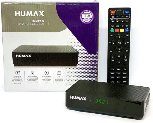 TUNER DEKODER ODBIORNIK HUMAX DIGIMAX T2 HD-2022T2 DVB-T2