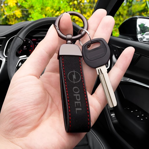 КОЖАНЫЙ БРЕЛОК ДЛЯ КЛЮЧЕЙ OPEL ПРЕМИУМ Подвеска для автомобильного ключа с ЛОГОТИПОМ