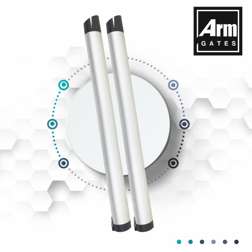 ПРИВОД ДЛЯ ДВУСТРООЧНЫХ ВОРОТ УЗКИЕ СТОЙКИ MIK400 4м/300кг БЕСПЛАТНЫЙ WIFI АККУМУЛЯТОР