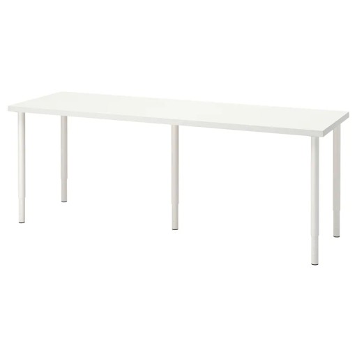 IKEA LAGKAPTEN OLOV Biurko biały 200x60 cm