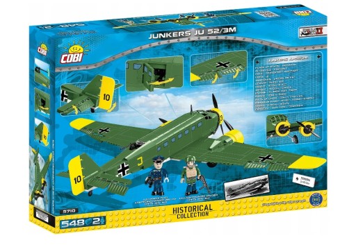 COBI 5710 JUNKERS JU-52/3M 548 БЛОКИ САМОЛЕТ