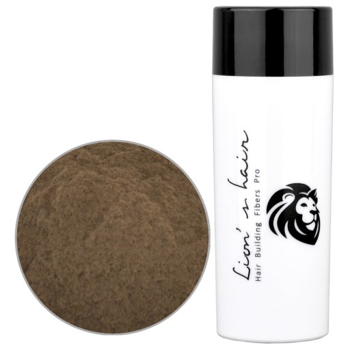 МИКРОФИБРЫ Lion's Hair PRO 25г СРЕДНЕ-КОРИЧНЕВЫЕ для утолщения волос