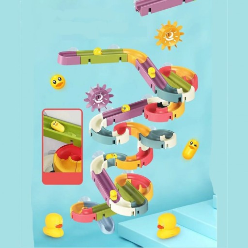 Игрушка для ванной, направляющая для уток, 66 шт.