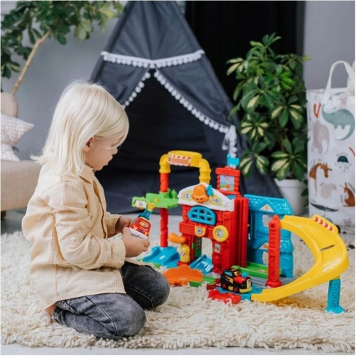 VTECH TUT TUT CARS ПОЖАРНАЯ СТАНЦИЯ ЗЯЗД + ПОЖАРНАЯ МАШИНА PL