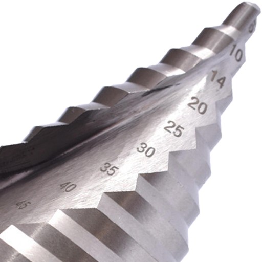 Ступенчатое сверло со спиральной канавкой, мм HSS Pagoda Step Drill для