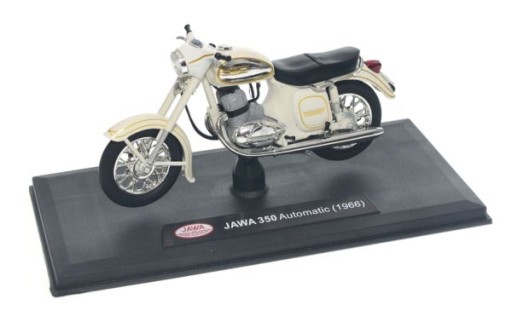 Модель 1:18 Jawa 350 Автоматический белый гаджет в подарок