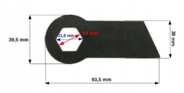 Ножи скарификатора HECHT 5654 CASTORAMA SPS38