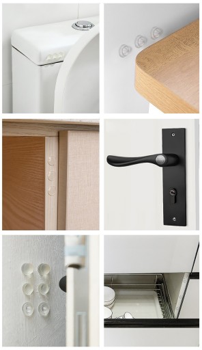 Дверные силиконовые бамперы 10x10 20 ПК