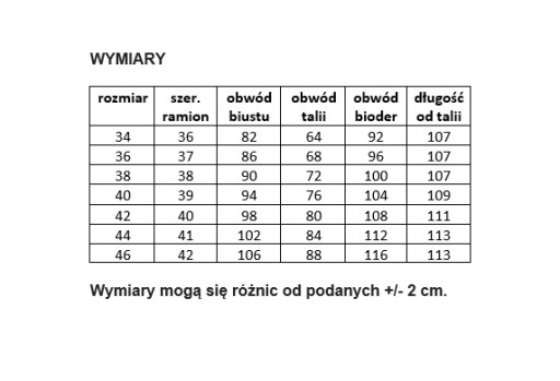 SUKIENKA WIZYTOWA DŁUGA FALBANKA RĘKAWEK r. 44