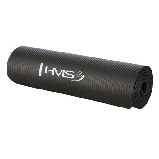 YM04 Коврик для занятий йогой черный 183 x 61 см HMS