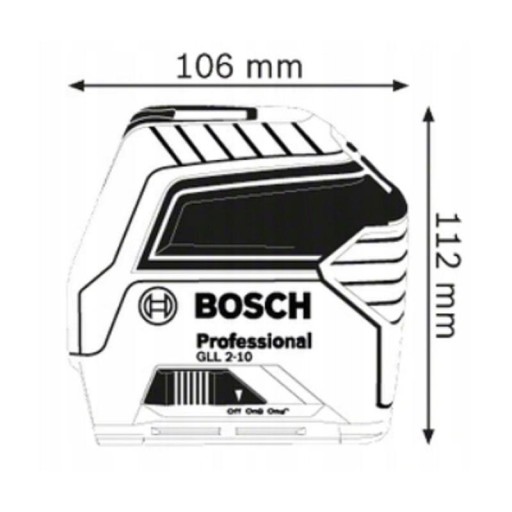Laser krzyżowy BOSCH GLL 2-10 PROFESSIONAL