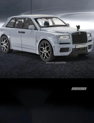 1/32 Rolls Royce Cullinan SUV игрушечная модель автомобиля алюминиевые модели туристических прицепов