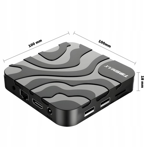 SMART TV BOX ANDROID 9 64BIT 6K WIFI HDR ДИСТАНЦИОННОЕ УПРАВЛЕНИЕ Сетевой вход, 4/32G