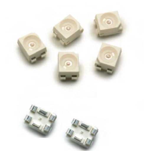 Fotodioda Dioda LED SMD PLCC-4 niebieska 0.5W 2750mcd __ [2szt.]