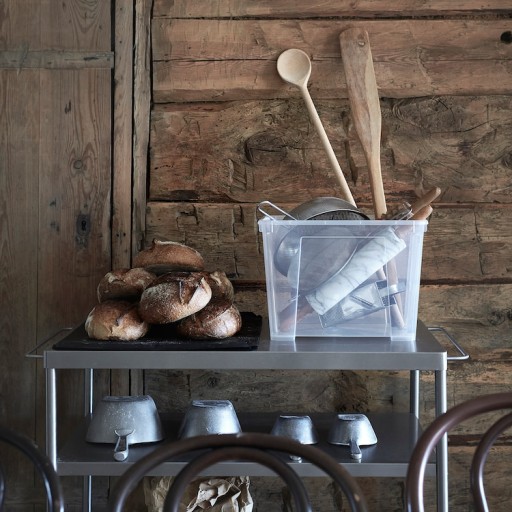 SS IKEA SAMLA Коробка с крышкой 22л 39х28х28см