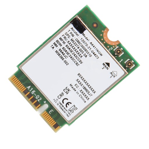 Карта Wi-Fi AX411NGW, 5374 Мбит/с, 6E M.2 NGFF 2,4G 5G