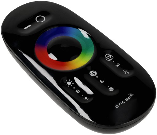 КОНТРОЛЛЕР Контроллер ДИСТАНЦИОННЫЙ ДЛЯ RGB RF СВЕТОДИОДНОЙ ЛЕНТЫ (Радиоволны) Черный