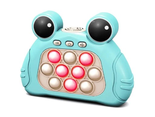 Игра FAST PUSH POP IT PUZZLE антистресс FROG расцветки