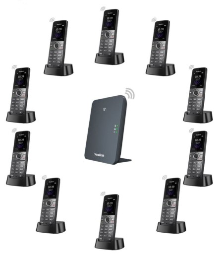 Yealink W76P — беспроводной телефон, преемник W60P