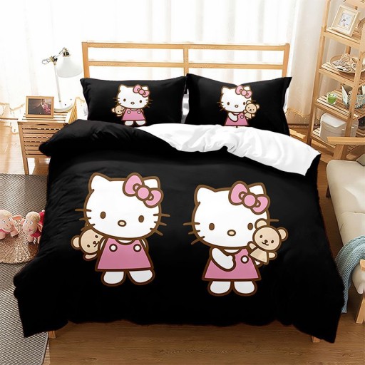 КОМПЛЕКТ ПОСТЕЛЬНОГО ПРИНАДЛЕЖНОСТИ, НАВУШКА 200х220 HELLO KITTY