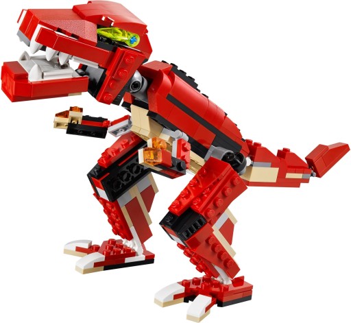 LEGO CREATOR 31024 Красные конструкции 3 в 1 Автомобиль-динозавр Самолет