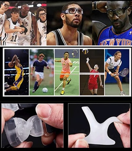 Okulary Sportowe KOREKCYJNE SZARE MINUSY -6