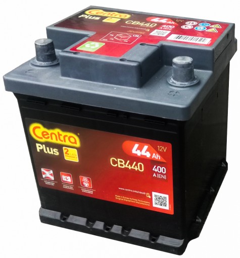 АККУМУЛЯТОР CENTRA PLUS 44 Ач 400 А 44 Ач