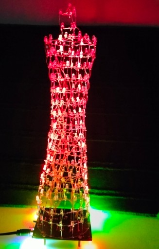 MEGA LED Tower EFFECT Светло-красный НАБОР «Сделай сам»