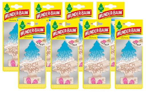 WUNDER BAUM АРОМАТ ПЛЯЖНЫХ ДНЕЙ РОЖДЕСТВЕНСКАЯ ЕЛКА