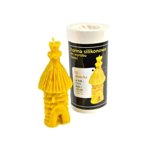 FORMA silikonowa UL STRZECHA wys.12,5cm F004 FORMA do wyrobu ŚWIEC