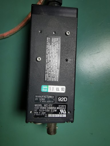 Kamera wizyjna CCD Sony XC77
